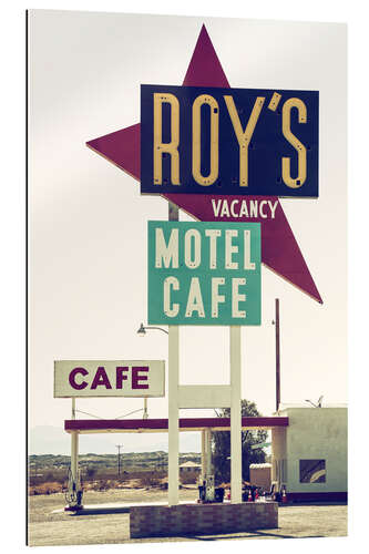 Quadro em plexi-alumínio American West - Roy's Motel Cafe