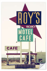 Vinilo para la pared Oeste americano - Roy's Motel Cafe