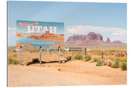 Gallery print American West - Welcome Utah