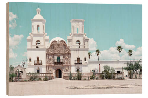 Wood print American West - Tucson Church