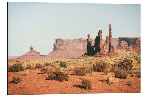 Stampa su alluminio West americano - Monument Valley Tribal Park III