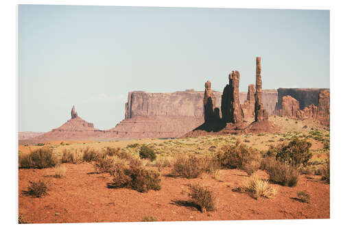 Foam board print American West - Monument Valley Tribal Park III