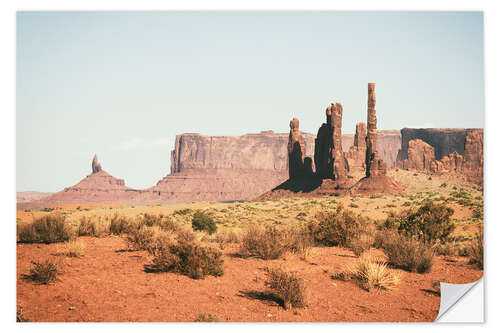 Wandsticker Amerikanischer Westen - Monument Valley Tribal Park III