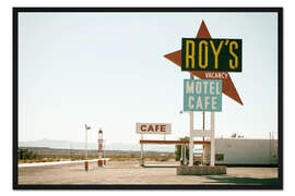 Gerahmter Kunstdruck Amerikanischer Westen - Roys Motel