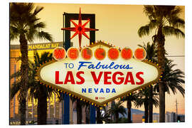 Magnettafel Amerikanischer Westen - Vegas Sonnenuntergang