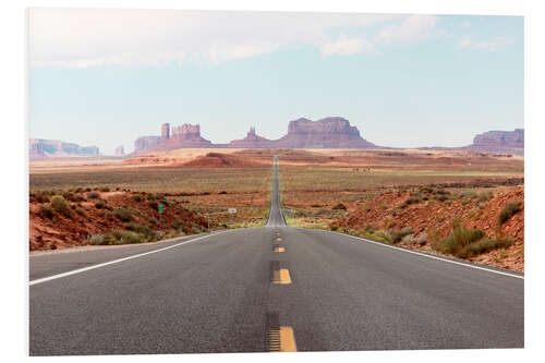 PVC print American West - Highway Monument Valley