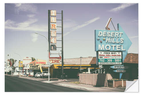 Vinilo para la pared Oeste americano - Old Vegas