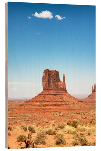 Stampa su legno West americano - Fantastica Monument Valley