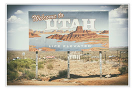 Poster American West - Utah