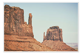 Poster Ouest américain - Monument Valley III