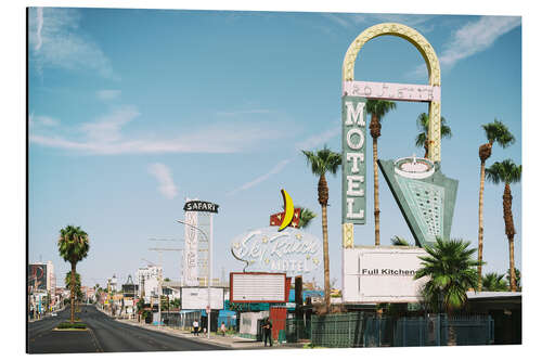 Aluminiumsbilde American West - Downtown Vegas