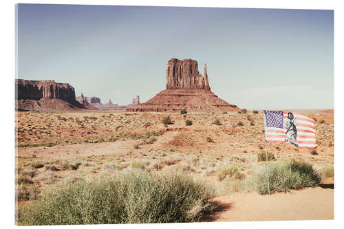 Acrylglas print American West - Navajo Monument Valley