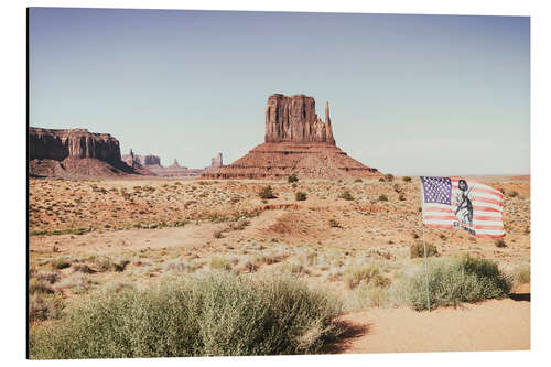 Tableau en aluminium Ouest américain - Navajo Monument Valley