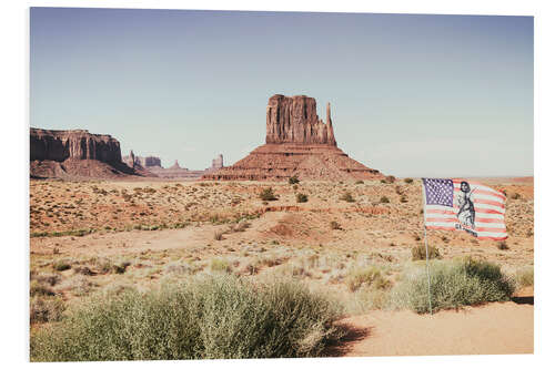 Foam board print American West - Navajo Monument Valley