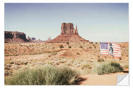 Sticker mural Ouest américain - Navajo Monument Valley