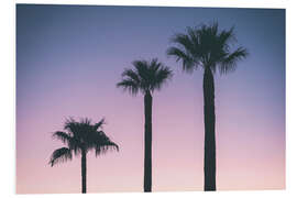 PVC print American West - Purple Sunset