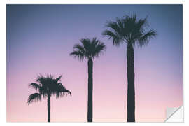 Wall sticker American West - Purple Sunset