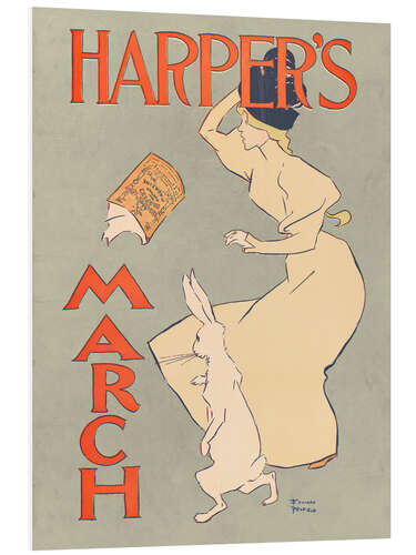 Foam board print Harper's March