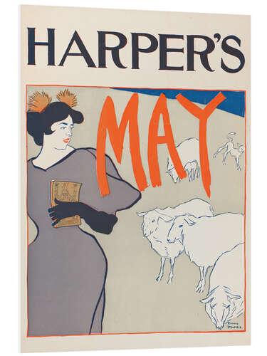 Foam board print Harper's May