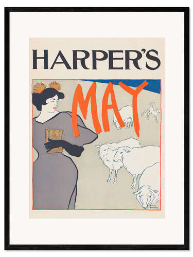 Impresión de arte enmarcada Harper's May