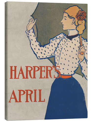 Canvas print Harper's April