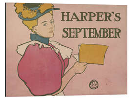 Tableau en aluminium Harper's September