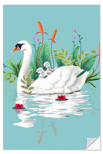 Sisustustarra Swan family