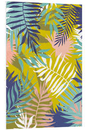 Foam board print Vie De Palme