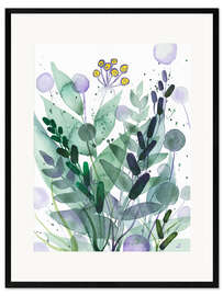 Stampa artistica con cornice Verde