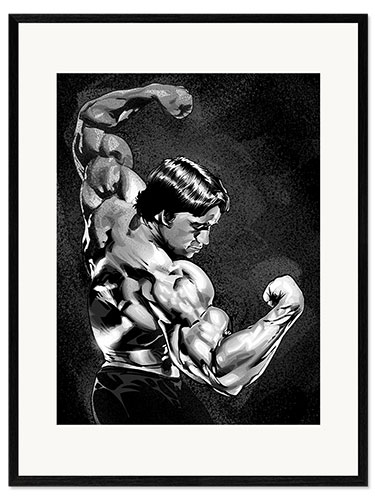 Impresión de arte enmarcada Arnold Mr. Olympia