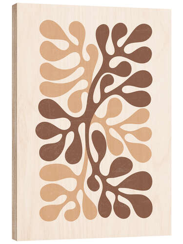 Tableau en bois Retro - Floral