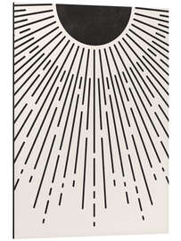 Magnettafel Sonnenstrahlen