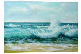 Magnettafel Welle in Küstennähe