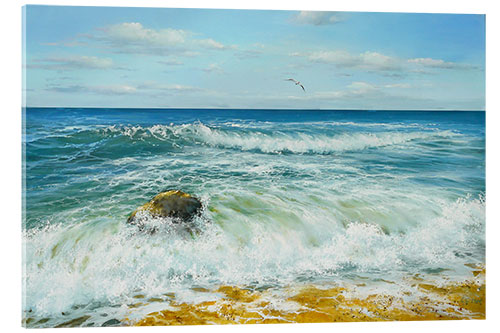 Acrylic print The magic wave