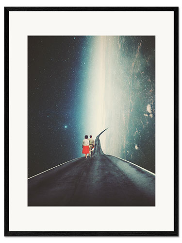 Framed art print Just Walk Beside Me