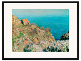 Gerahmter Kunstdruck Das Fischerhaus, Varengeville