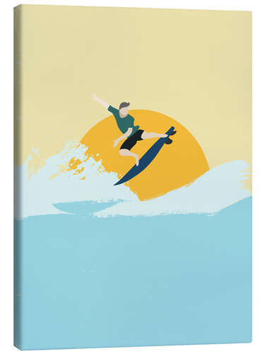 Canvas print Surfer