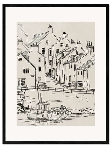 Framed art print Old town ll