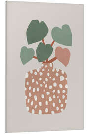 Magnettafel Terrazzo &amp; Herzpflanze