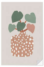 Wall sticker Terrazzo &amp; Heart Plant