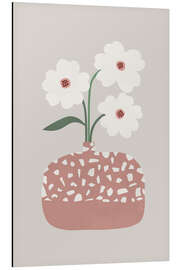 Magnettafel Terrazzo &amp; Flowers