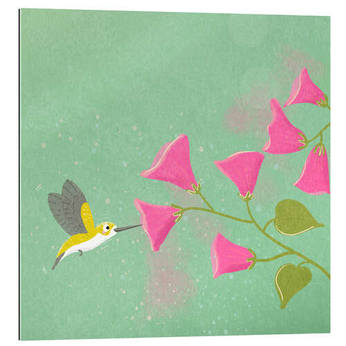 Gallery print Hummingbird with flowers