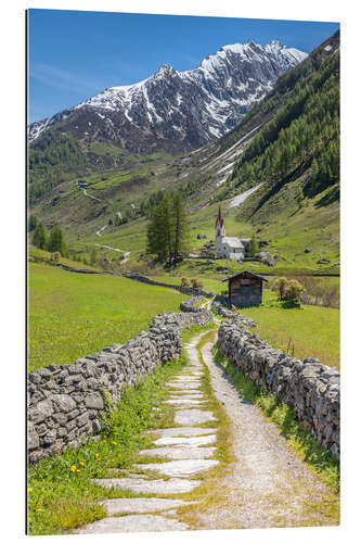 Gallery print Way of the Cross to the Holy Spirit Church in Ahtntal (South Tyrol)