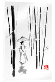 Gallery print Geisha in bamboo forest