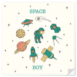 Vinilo para la pared Space Boy