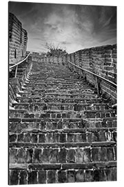 Aluminiumsbilde Steps on the Great Wall near Mutianyu, China