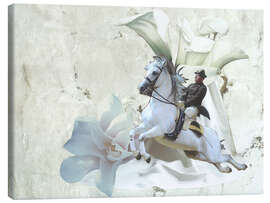 Canvas print Gray rider