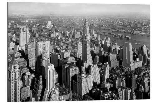 Aluminiumsbilde Historic New York - Chrysler Building, 1932