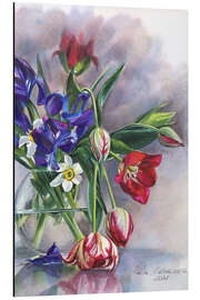 Magnettafel Frühlingsblumen