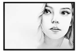 Gerahmter Kunstdruck Beth Harmon